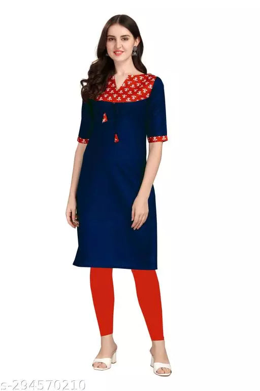 QVAZOR Stylish Fancy Trendy Kurti For Women For Party Wedding Festival Functions