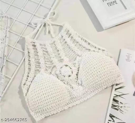 Crochet Crosia Bralette Top - The Perfect Summer Top
