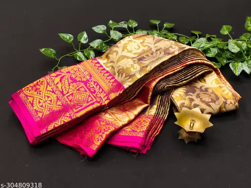 Morpich Fashion  Top Dyed  Banglory Silk Saree
