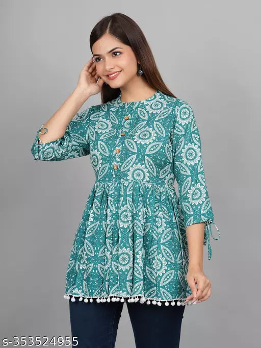 rudraksh rayon printed gown
