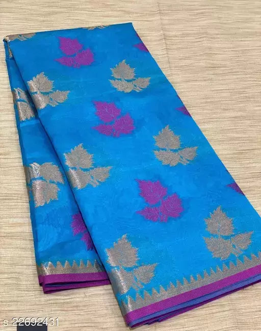 Cotton Silk Floral Saree
