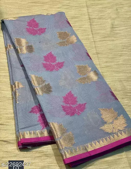 Cotton Silk Floral Saree
