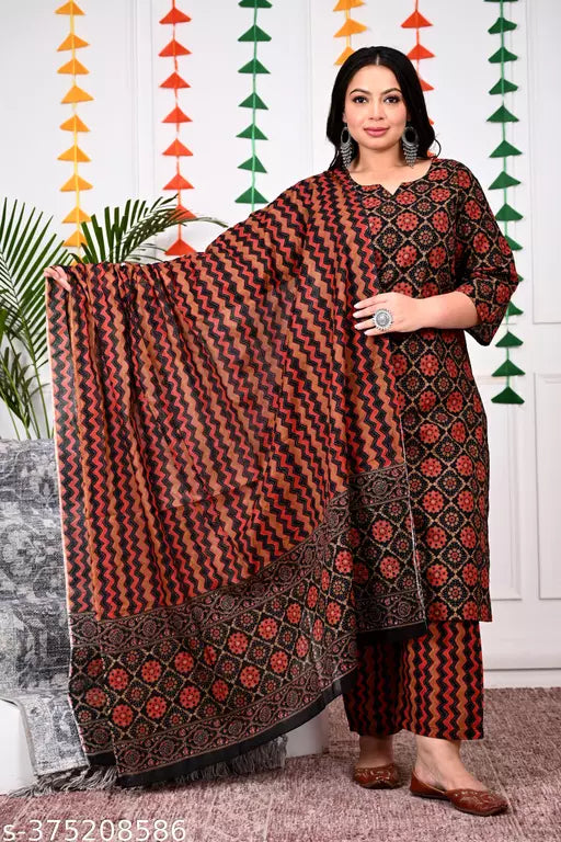 Swasti Woman Kurta set- Cotton kurta set