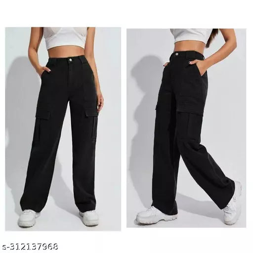 SAANU'S FASHION - STYLISH SIX POCKETS DENIM JEANS FOR GIRLS & WOMEN