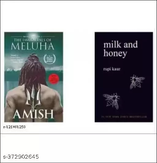 The Immortals Of Meluha (Shiva Trilogy): 1+Milk And Honey (Set Of 2 Books) (English  Paperback  Amish  Rupi Kaur) (Paperback  Amish  Rupi Kaur)