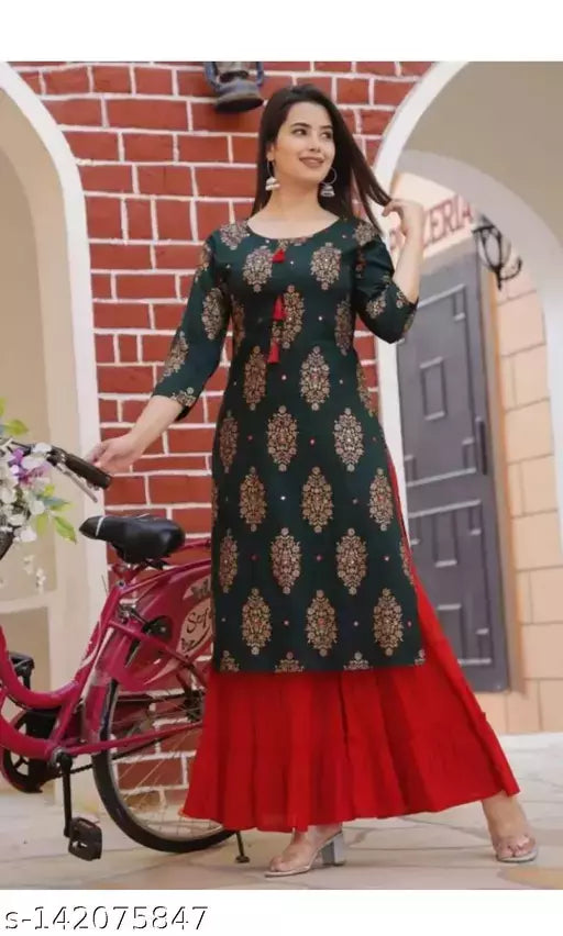 Mialo fashion kurta sharara set.