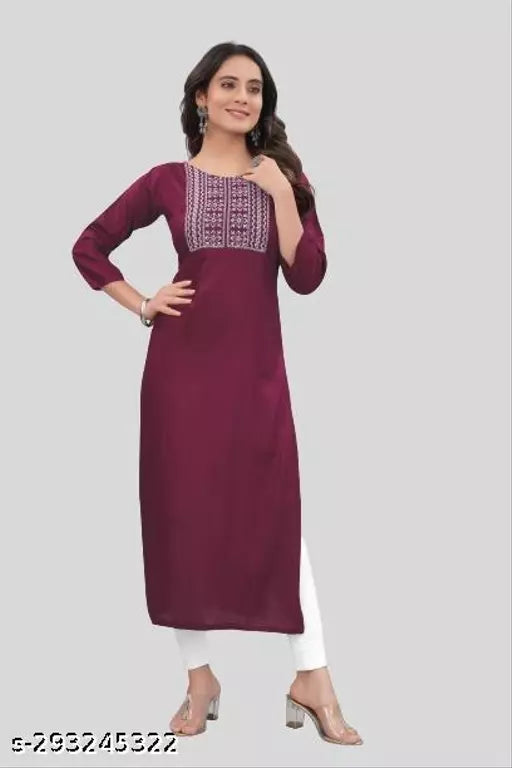 QVAZOR Stylish Fancy Trendy Kurti For Women For Party Wedding Festival Functions