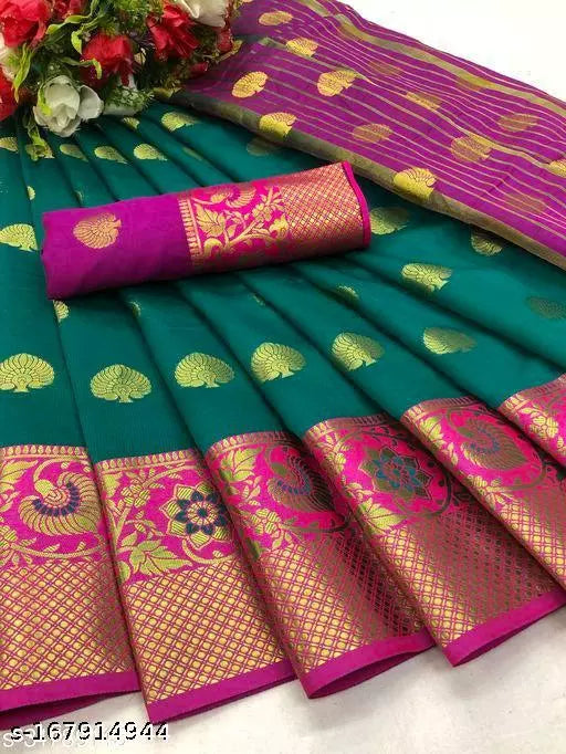 ASHRUTI GORGEOUS FANCY JACQUARD SAREE