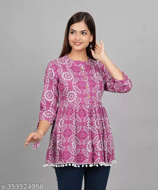 rudraksh rayon printed gown