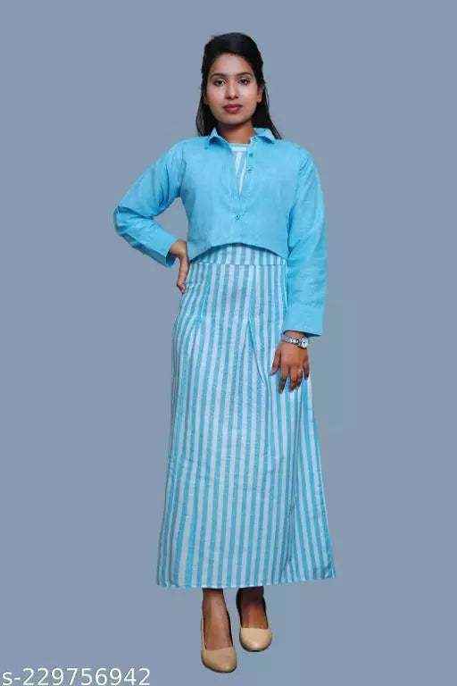 COTTON GOWN 2 PC SET