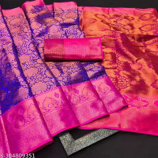 Morpich Fashion  Top Dyed  Banglory Silk Saree
