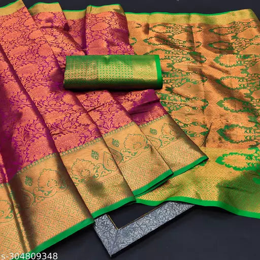 Morpich Fashion  Top Dyed  Banglory Silk Saree
