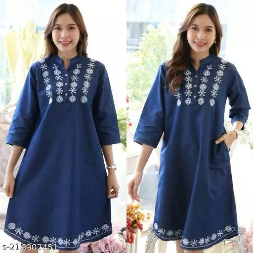DENIM DRESS