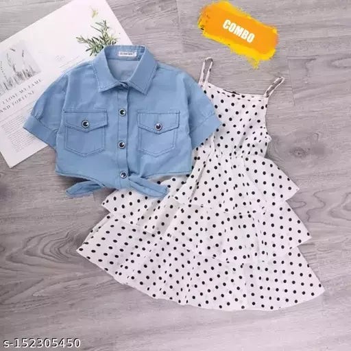 Agile Trendy Girls Frocks & Dresses