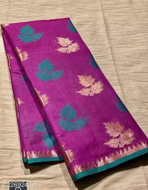 Cotton Silk Floral Saree