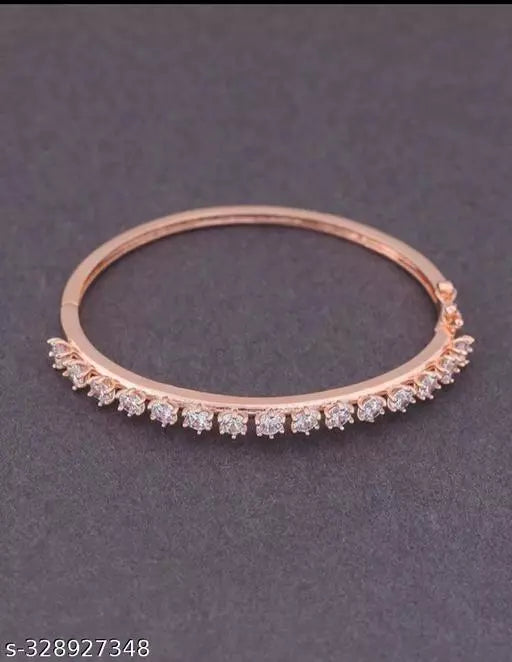 Feminine Fancy Oxidised Rose Gold Bracelet & Bangles for women ladies