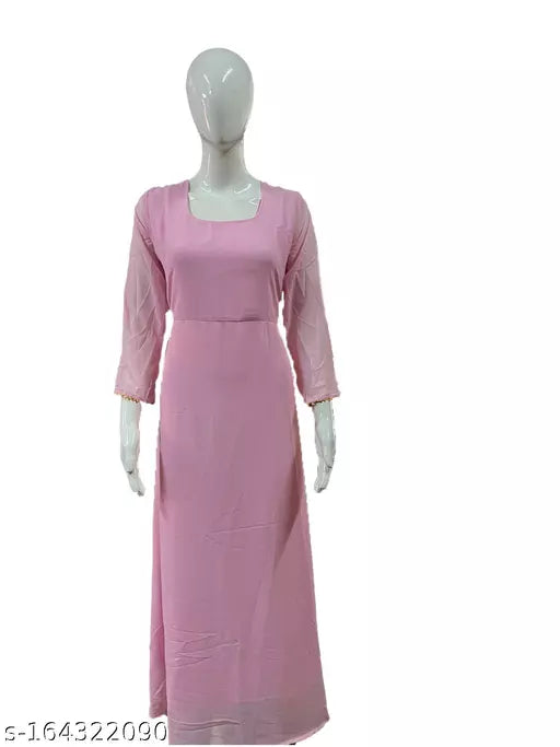 DARK PINK LONG GOWN