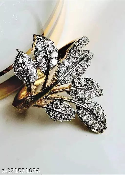 Chic Elegance: Adjustable Artificial Rings Collection for Women & Girls - Affordable Luxury in Every Design