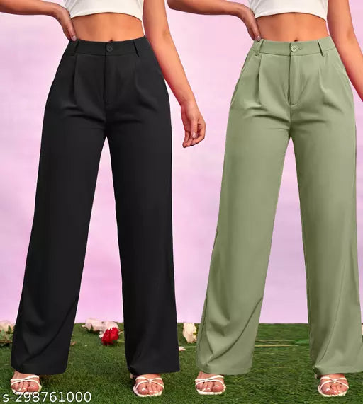 Comfy Elegant Women Trousers