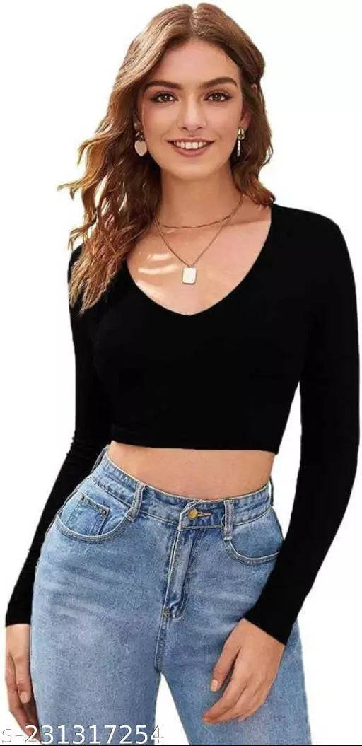 Black Tshirt For Woman