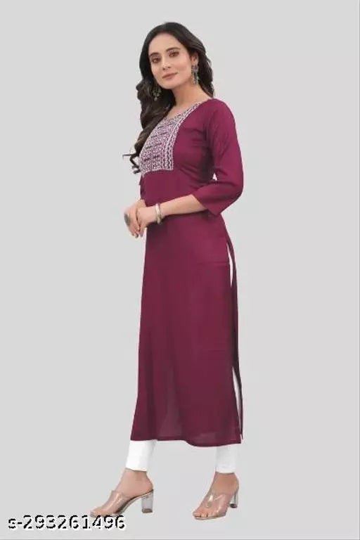 QVAZOR Stylish Fancy Trendy Kurti For Women For Party Wedding Festival Functions
