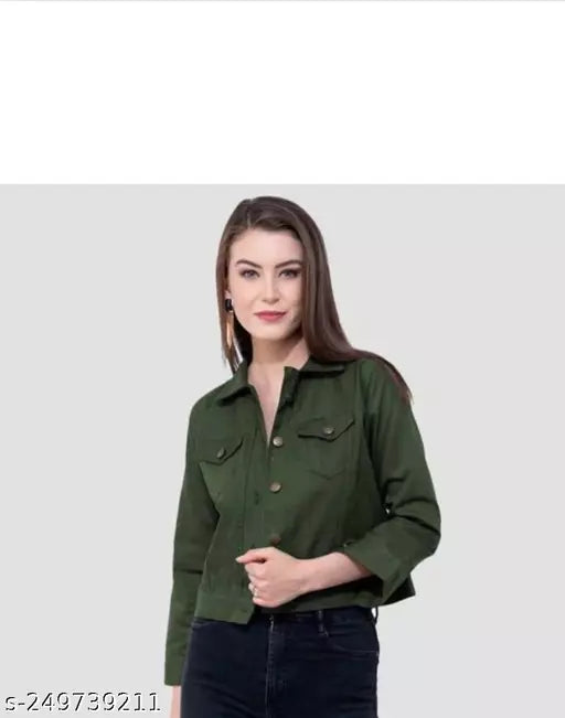 dark green women jacket