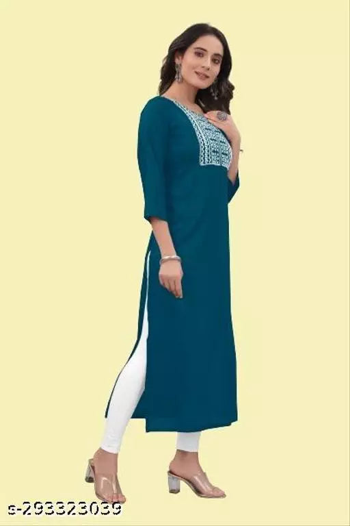 QVAZOR Stylish Fancy Trendy Kurti For Women For Party Wedding Festival Functions