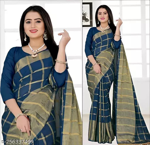 KRITI CHIFFON GREEN BOX SAREES BY KRADDLE (BANARASI)