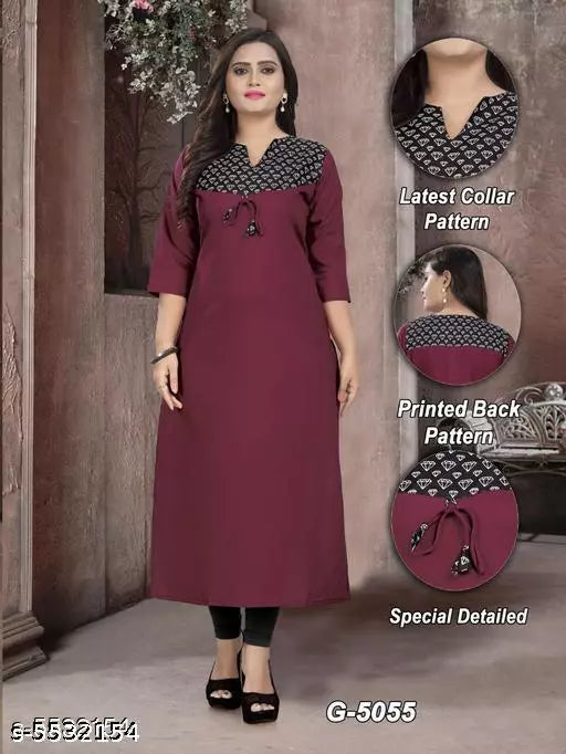 Women's Printed Cotton Kurti
