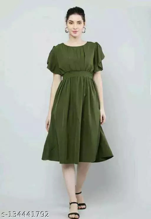 ravishing stylish one piece middi dress