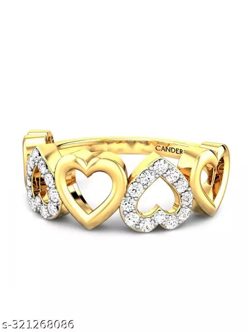 Enchanted Garden: Floral Gemstone Women's Ring for Grils