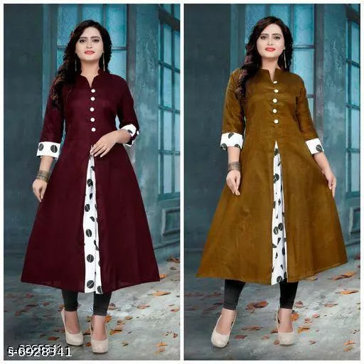 Women's Printed Khadi Cotton Kurti