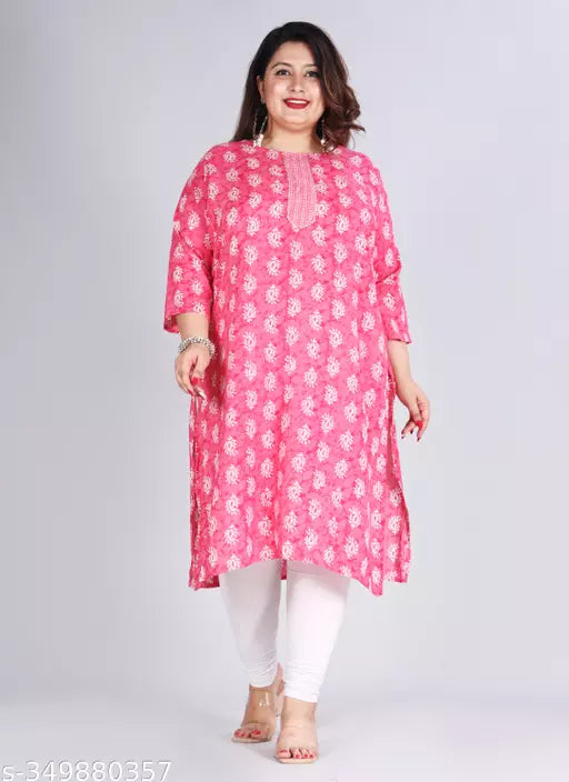 Stunning Pink Colour Kurti