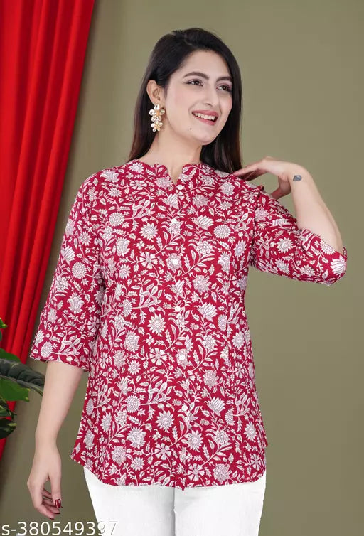 Fancy Stylish Comfortable belt Kansai dress For Women & Girls Knee Length frock Dresses Women Dress  Frock_Top Kurti_Top