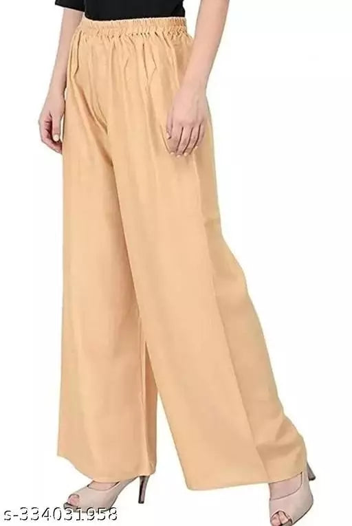 Stylish and Comfortable Rayon Plazzo for Women