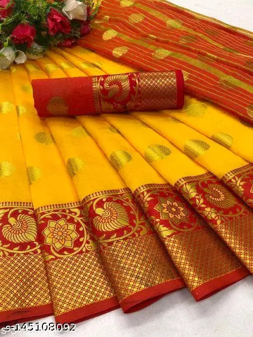 ASHRUTI GORGEOUS FANCY JACQUARD SAREE