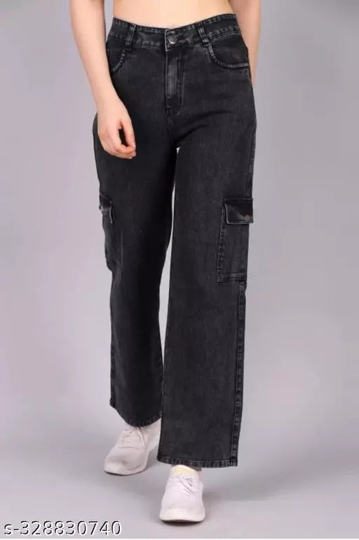 STYLISH DENIM POCKET JEANS