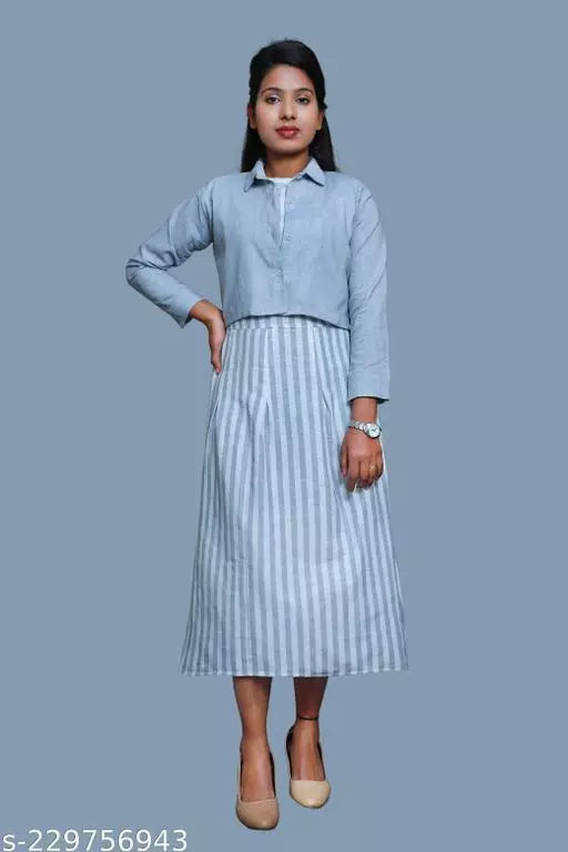 COTTON GOWN 2 PC SET
