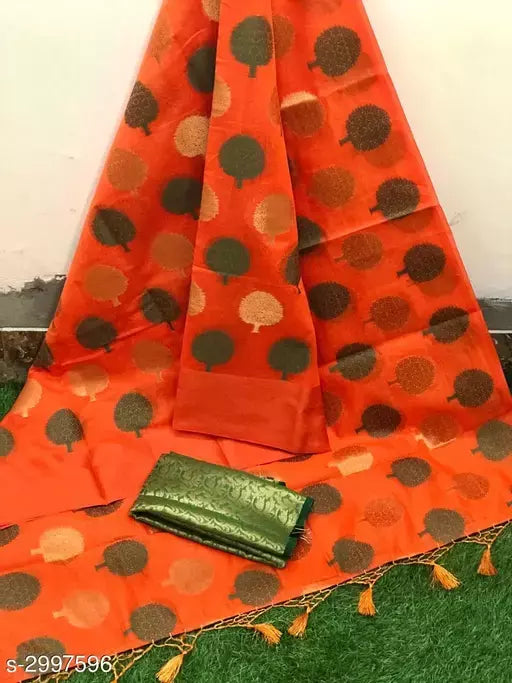 Pretty Cotton Silk Women's Saree