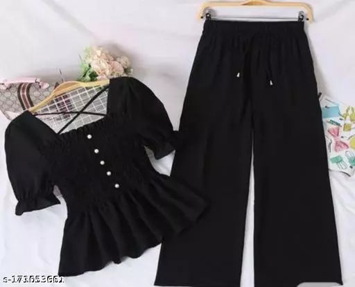 Trendy Stylish Women Top & Bottom Set