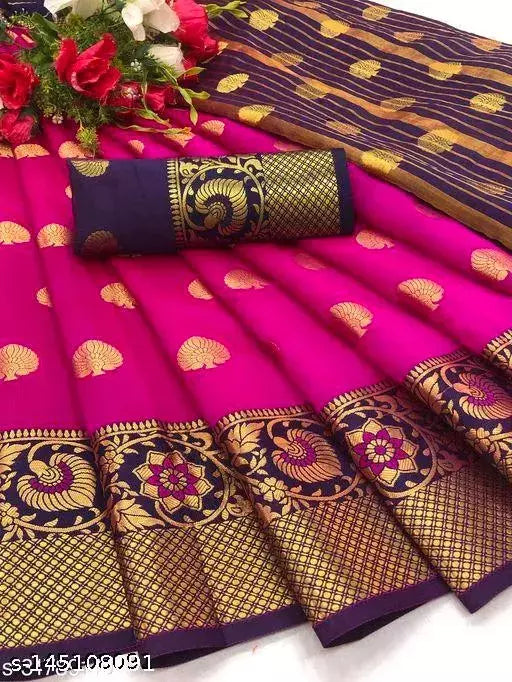 ASHRUTI GORGEOUS FANCY JACQUARD SAREE