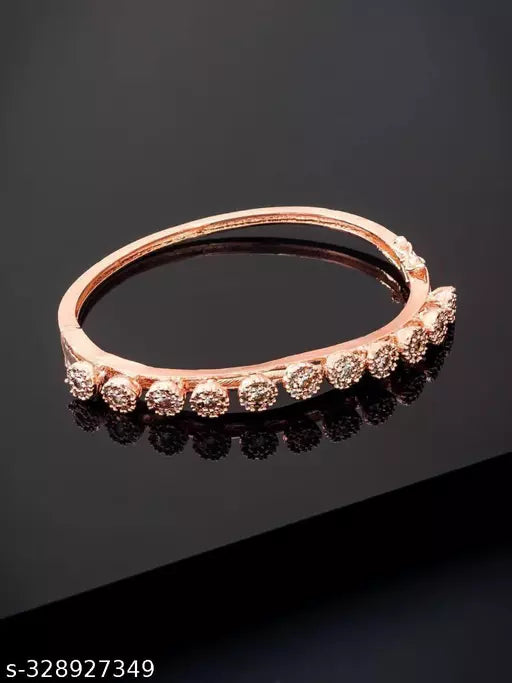 Feminine Fancy Oxidised Rose Gold Bracelet & Bangles for women ladies