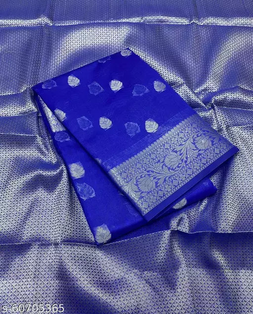 Banarasi Silver Buti Silk Saree