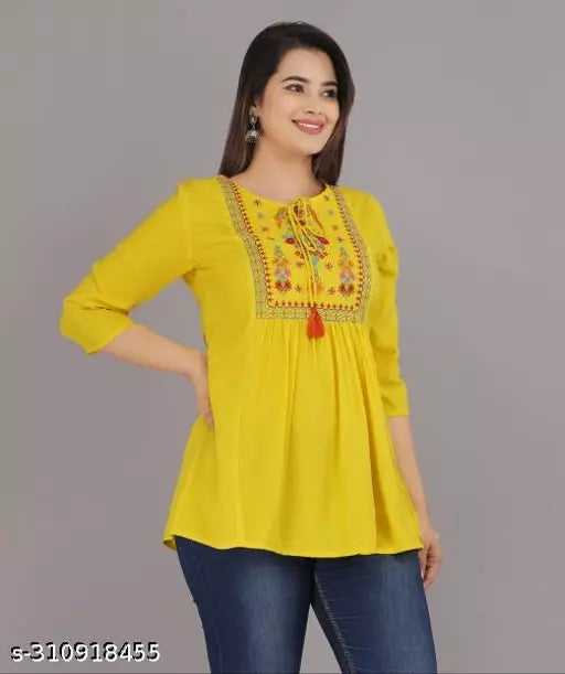 NEW MODEL TOP YELLOW  77