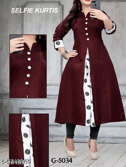 Women's Printed Khadi Cotton Kurti