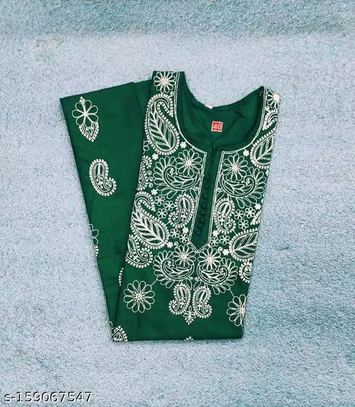 Magic Cotton Chikankari Design Kurti.