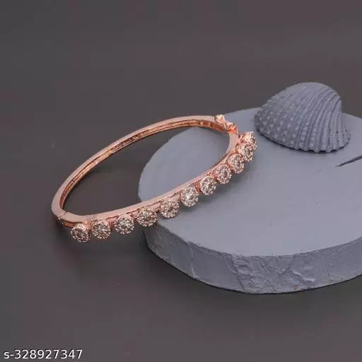 Feminine Fancy Oxidised Rose Gold Bracelet & Bangles for women ladies