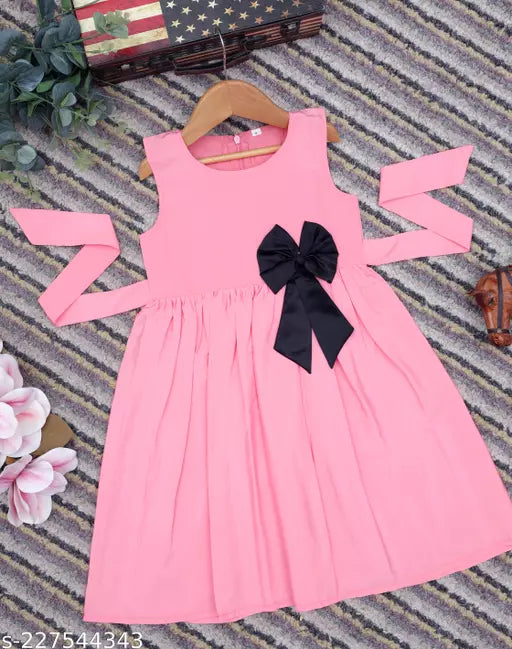 Toddler Girls Belted Dress