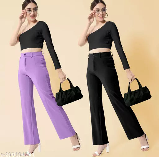 Pretty Partywear Women Women Trousers