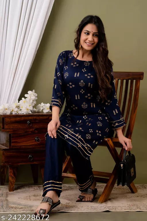 Mialo fashion kurti with plazzo set.